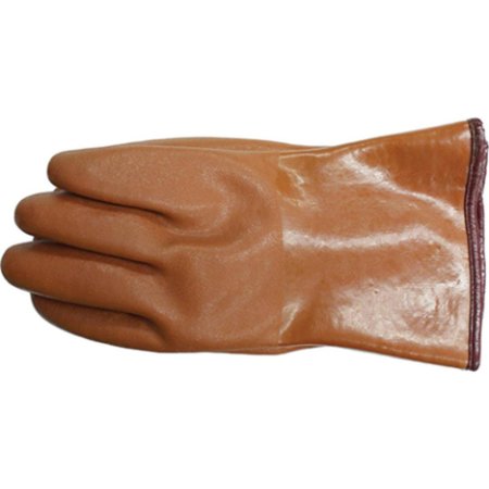 BOSS Gloves Pvc Dbl Dipped Brown Xl 3600X